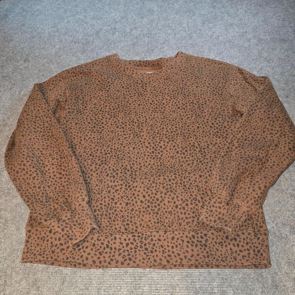 Abercrombie-fitch Women's Brown and Tan Sweatshirt